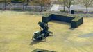 This aerial photo shows units of Japan Air Self-Defense Force's PAC-3s deployed at Defense Ministry in Tokyo Tuesday, April 9, 2013. Japan has deployed missile interceptors in key locations around Tokyo as a precaution against a possible North Korean ballistic missile tests. (AP Photo/Kyodo News) JAPAN OUT, MANDATORY CREDIT, NO LICENSING IN CHINA, HONG KONG, JAPAN, SOUTH KOREA AND FRANCE