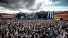 Snímek z prvního dne festivalu Brutal Assault.