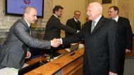 S ministrem průmyslu a obchodu Martinem Kubou