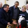 Obama, Romney a hurikán Sandy