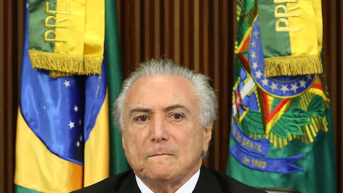 Brazilský prezident Michel Temer. Už tři ministři jeho vlády rezignovali.