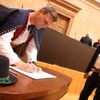Setkání moravských zákonodárců v budově Ústavního soudu, kde původně sídlil Moravský zemský sněm.