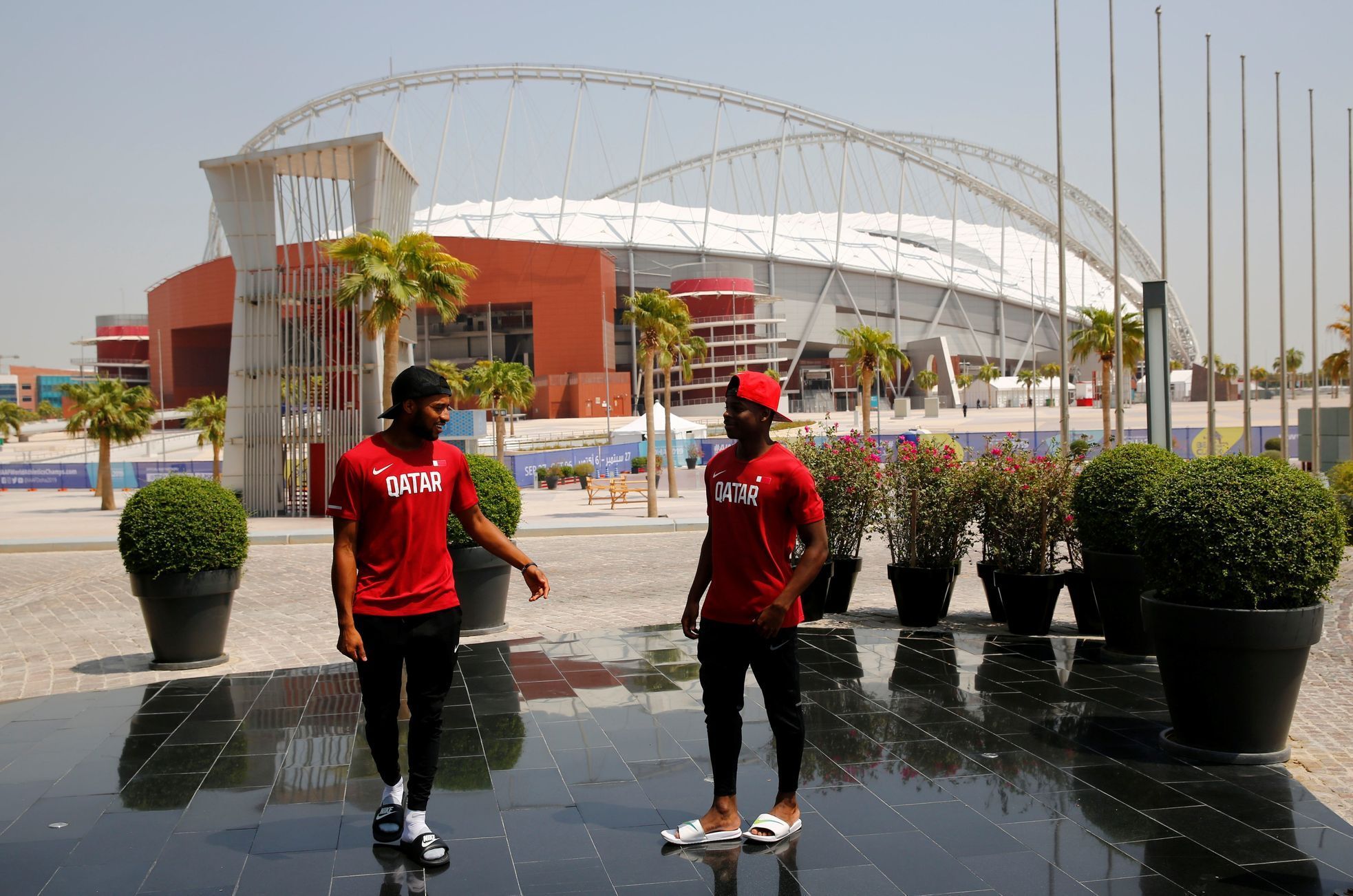 Chalífův mezinárodní stadion v Dauhá, dějiště MS 2019 v atletice