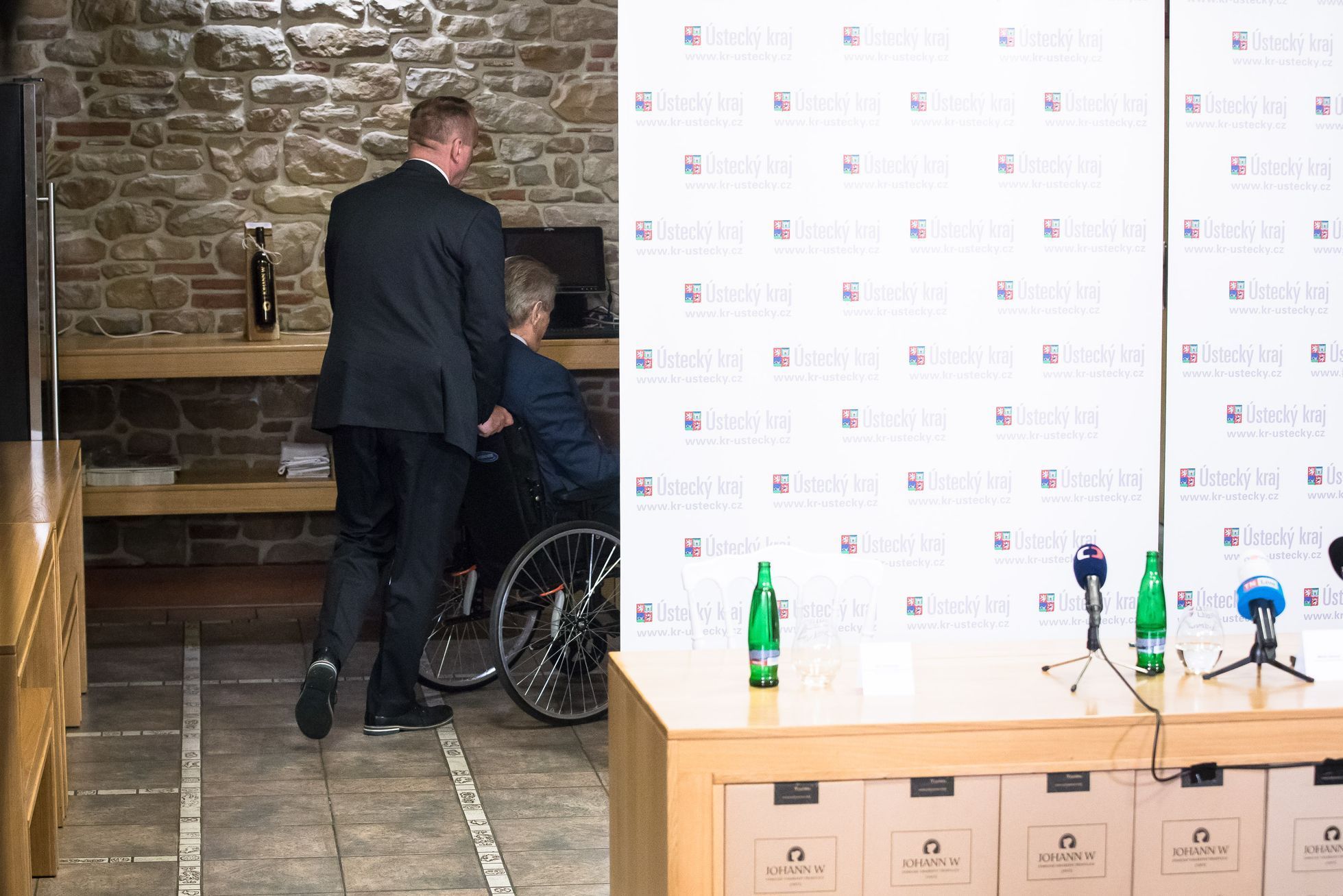 Miloš Zeman, poslední návštěva Ústeckého kraje, obec Lukavec