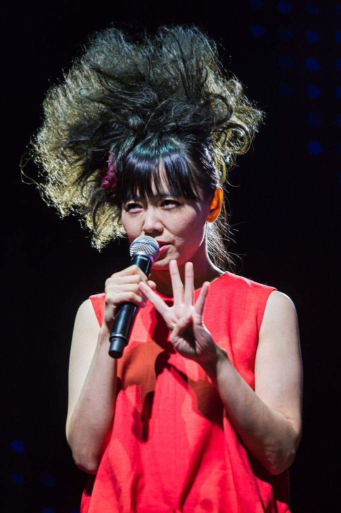 Snímek z koncertu Hiromi na brněnském Jazzfestu.