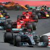 F1, VC Španělska 2018: Lewis Hamilton v čele závodu.