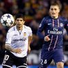Liga mistrů, Valencie - Paris St. Germain: Ever Banega - Marco Verratti