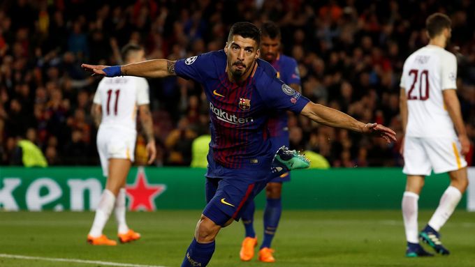 Luis Suárez měl důvod k radosti, Barcelonu nasměroval k výhře