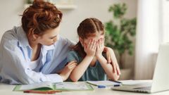 Domácí učení online výuka  rodiče žáci rodina únava