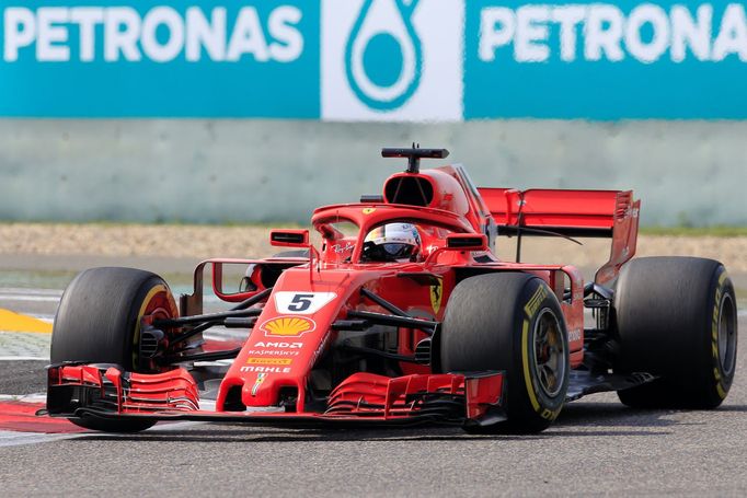 F1 VC Číny 2018: Sebastian Vettel, Ferrari