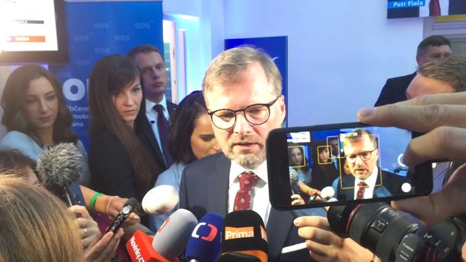 Šéf ODS Petr Fiala hodnotí výsledek senátních voleb