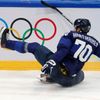 Teemu Hartikainen v semifinále Slovensko - Finsko na ZOH 2022 v Pekingu