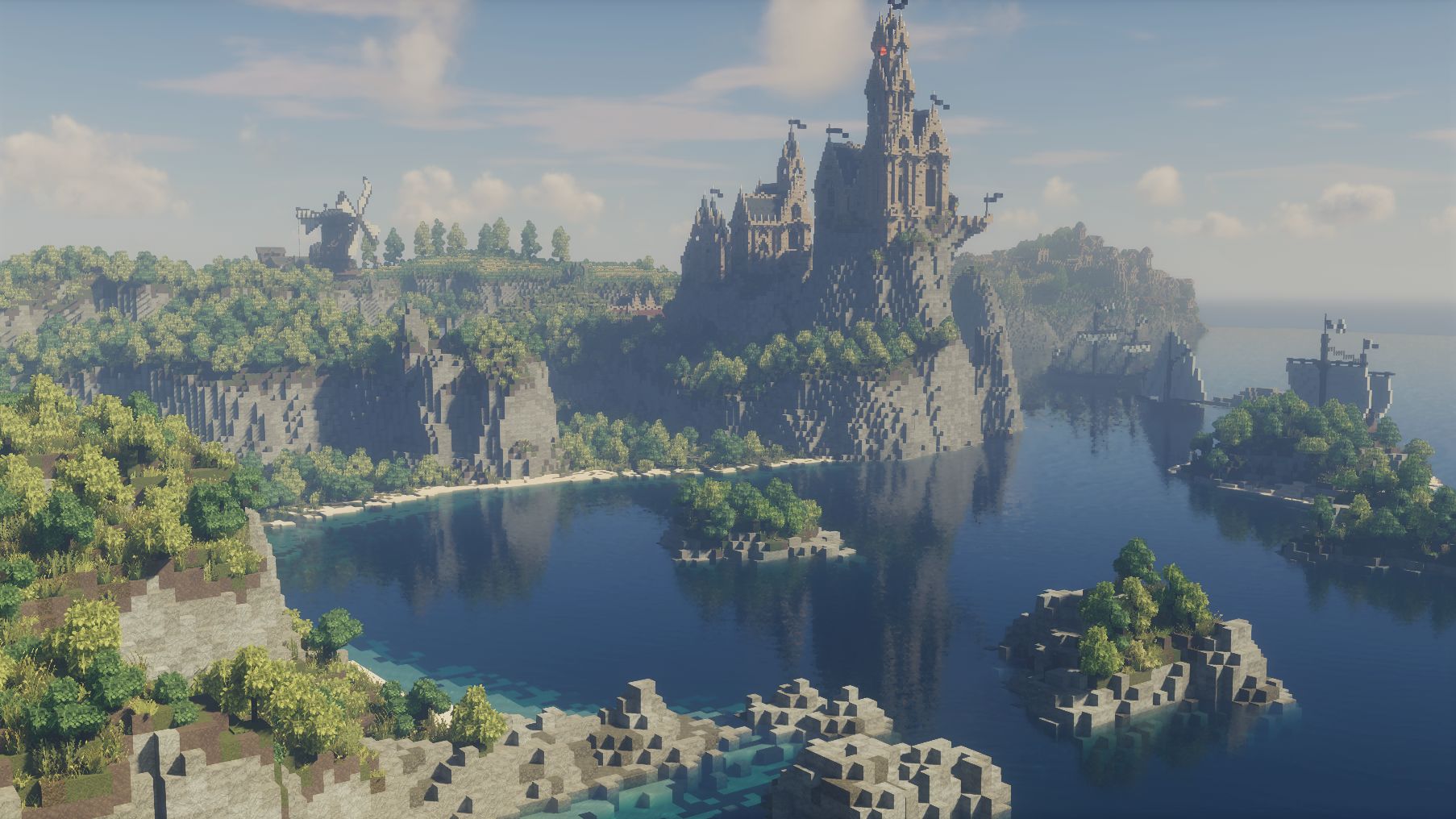 Minecraft, Středozem, Pán prstenů, Middle earth, MCME, Tolkien