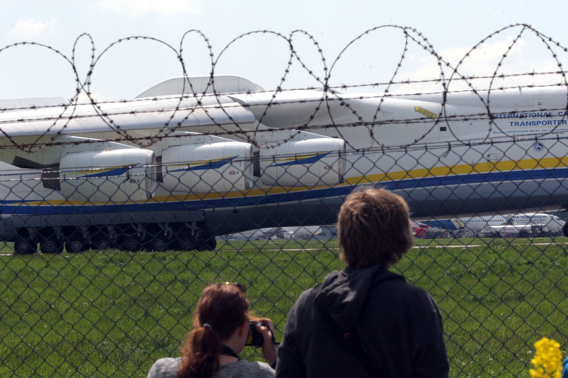 An-225 Mrija přiltálo v Praze