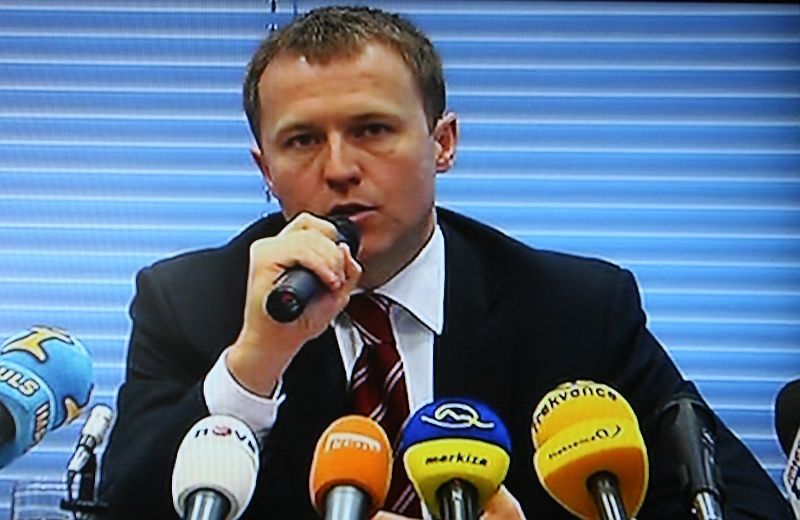 Martin Roman během tiskové konference ke komandům ČEZ