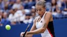 Karolína Plíšková ve finále US Open 2016 s Angelique Kerberoovu.