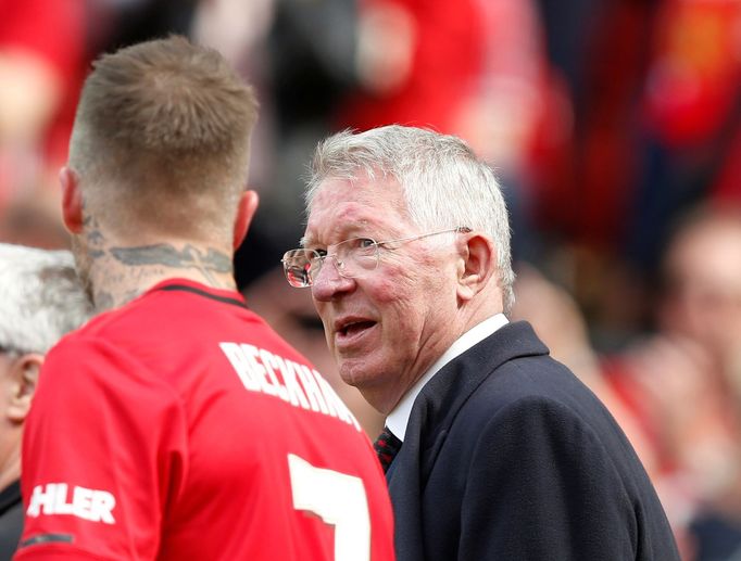 Alex Ferguson a David Beckham