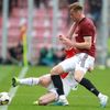 Asger Sørensen v zápase 2. kola nadstavby F:L Sparta - Slavia