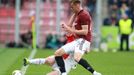 Asger Sørensen v zápase 2. kola nadstavby F:L Sparta - Slavia