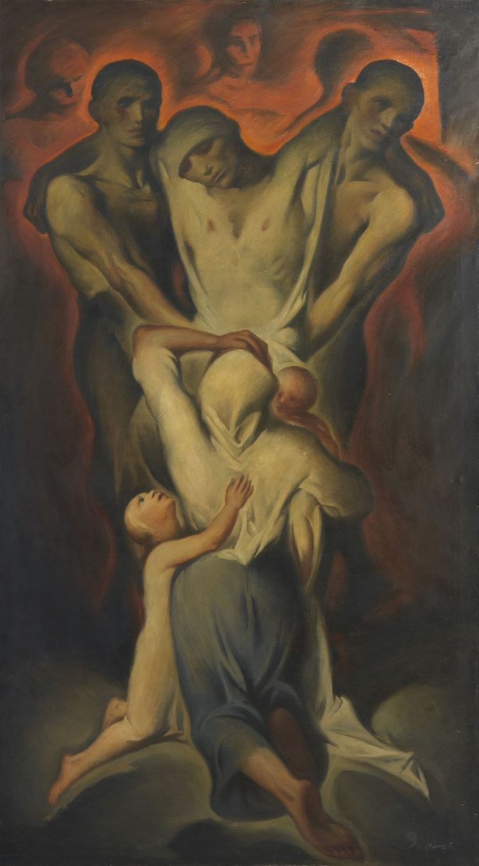 Břetislav Bartoš: Oběť práce, 1922.