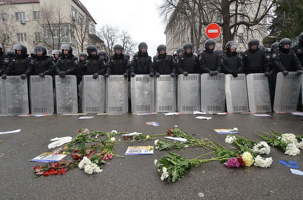 Demonstrace v Kyjevě