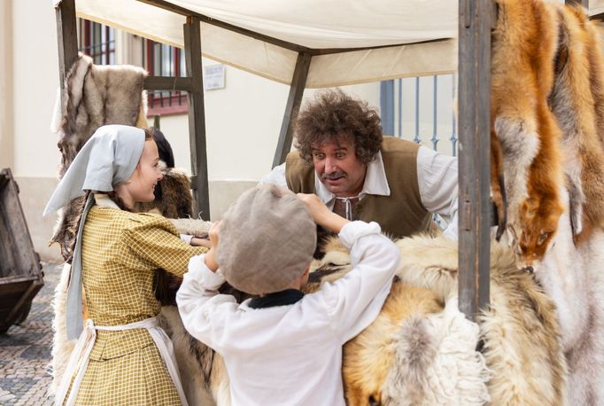 Z natáčení pohádky Ke všem čertům, která vzniká ve znakovém jazyce.