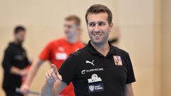 Trenér české florbalové reprezentace Jaroslav Berka