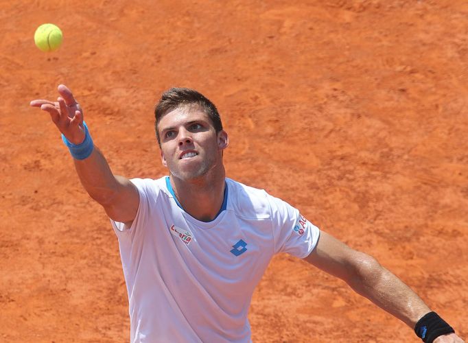 Roman Jebavý a Jiří Veselý na Prague Open 2014