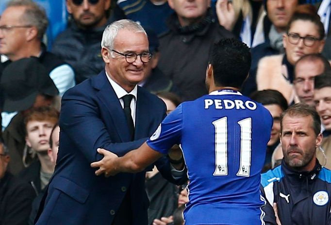 Chelsea - Leicester, Premier League 2016/17. Claudio Ranieri, Pedro