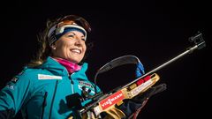 Trénink biatlonistů před startem SP 2020/21 v Kontiolahti: Lucie Charvátová