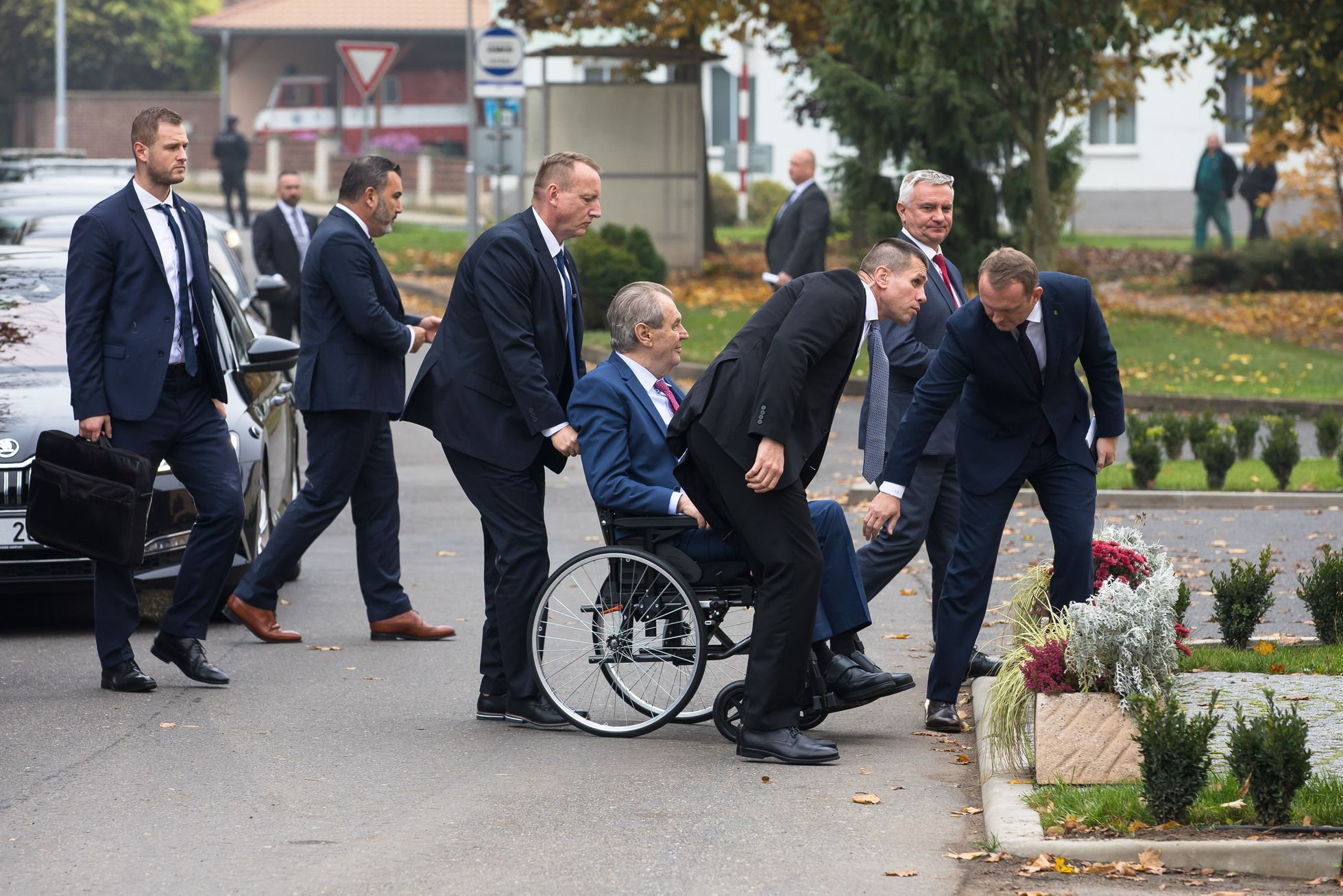 Miloš Zeman, poslední návštěva Ústeckého kraje, obec Lukavec