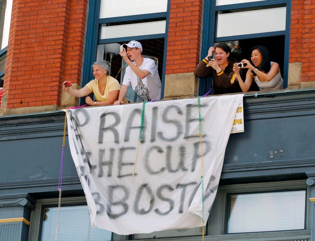 Bostonské oslavy Stanley Cupu