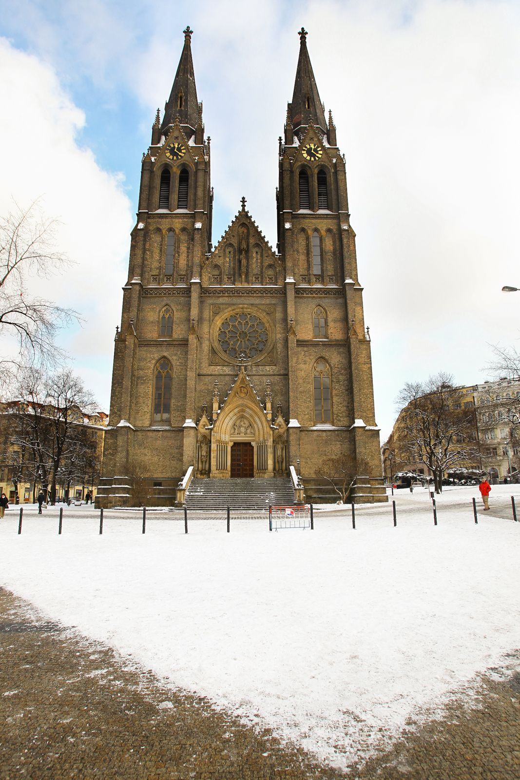 Zasněžená Praha 18.1.2016