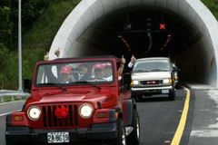 Tchaj-wan otevřel tunel plný rekordů