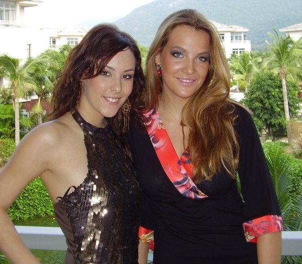 Kateřina Sokolová se svou spolubydlící z Chorvatska.