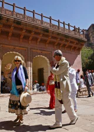 Princ Charles na návštěvě Indie