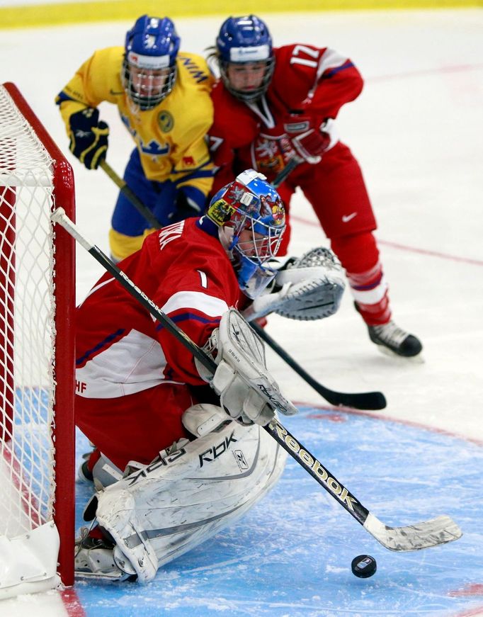 MS v hokeji žen, Česko - Švédsko: Radka Lhotská