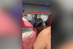 Žena chtěla otevřít dveře v letadle během letu. Letušky ji přilepily k sedadlu páskou