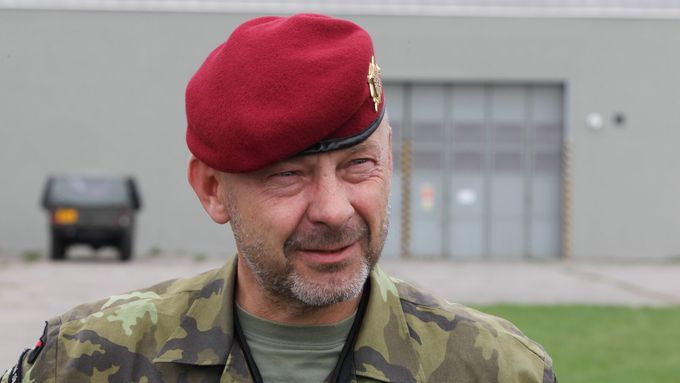 Václav Marhoul v uniformě Aktivních záloh Armády České republiky.