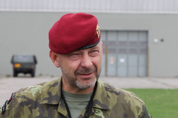 Václav Marhoul v uniformě Aktivních záloh Armády České republiky.