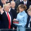 Inaugurace D. Trumpa, s melanií a Barronem