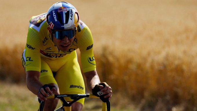 Wout Van Aert ve čtvrté etapě Tour de France 2002