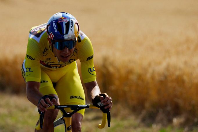 Wout Van Aert ve čtvrté etapě Tour de France 2002