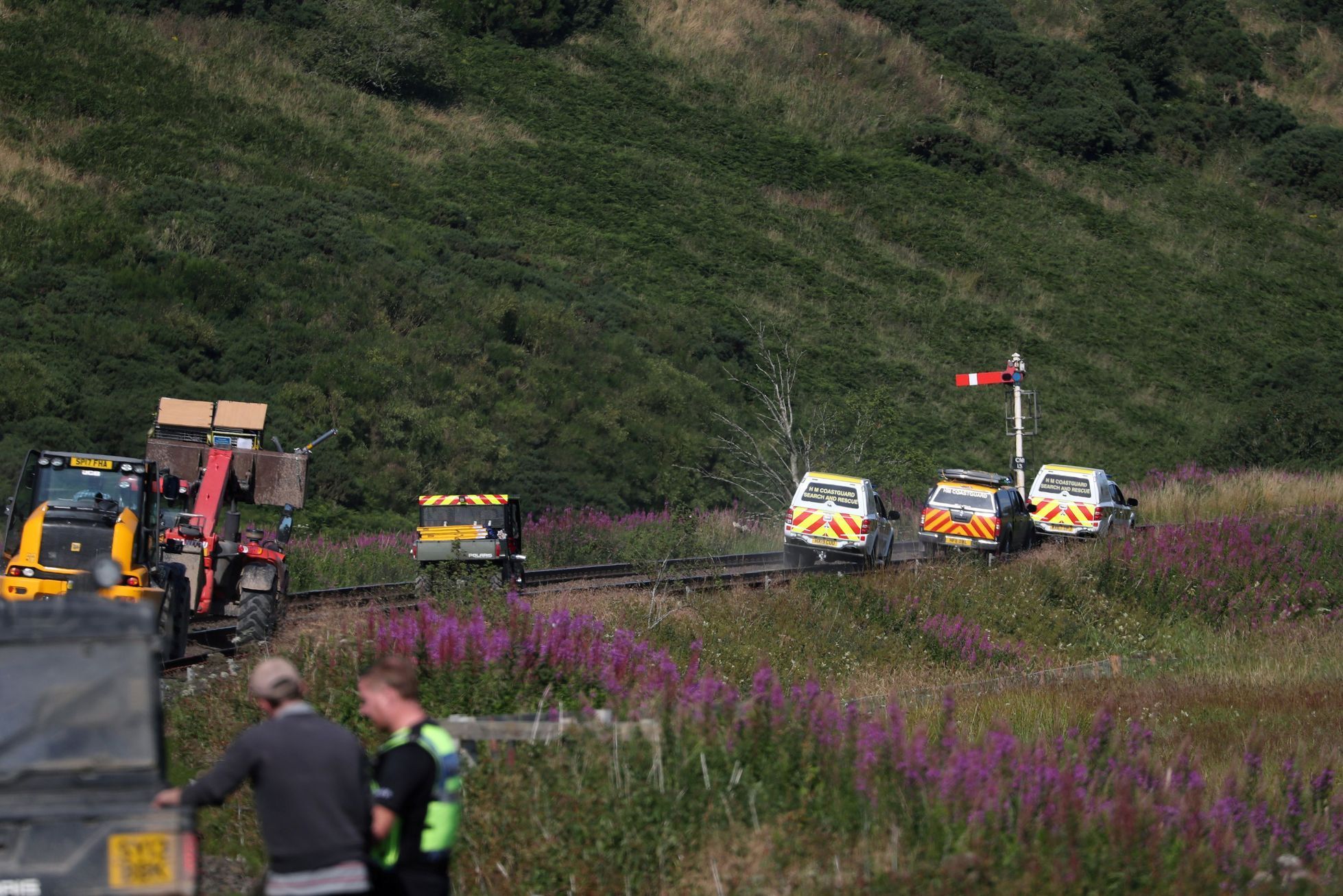 Ve Skotsku vykolejil vlak