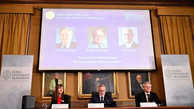 Nobelova cena za chemii za rok 2019.