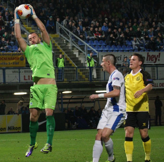 El, Liberec - FC Sevilla: Přemysl Kovář v akci