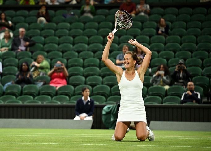 Sie Šu-wej, Barbora Strýcová, Wimbledon 2023