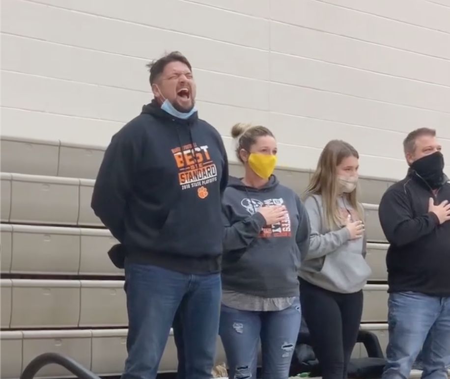 Foul Play at Ohio High School Basketball Game: Trenton Brown’s Viral Anthem Performance Shocks Spectators