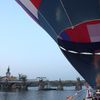 Balón startuje z lodě