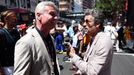 Bývalý pilot F1 David Coulthard a herec Patrick Dempsey pře